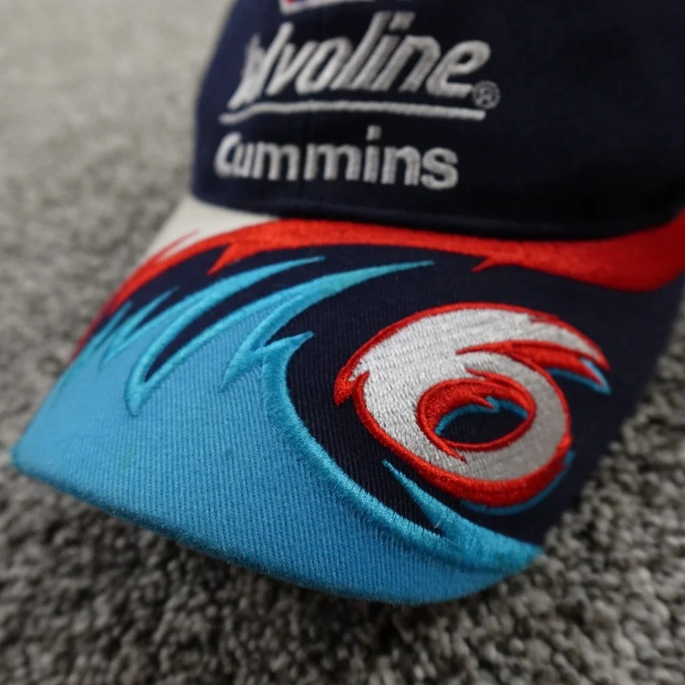 VTG Mark Martin Hat Mens Sharktooth Strap Back Cap‎ Nascar 6 Valvoline Racing